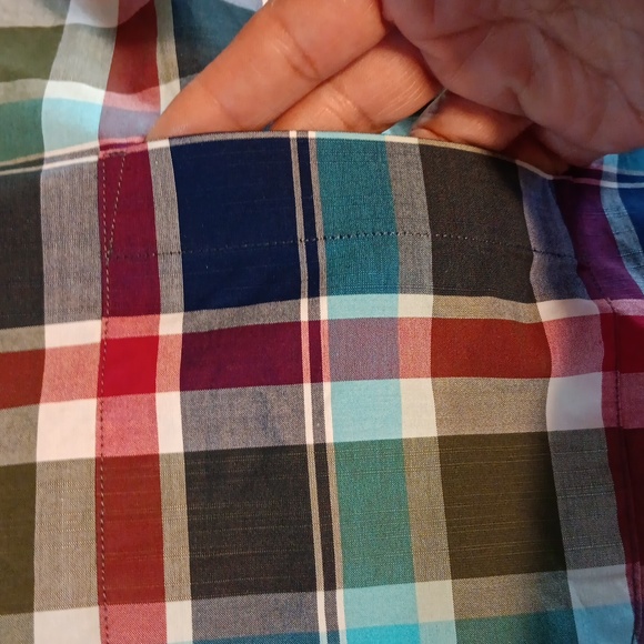 Men's Daniel Cremieux oversized plaid shirt - Picture 6 of 7